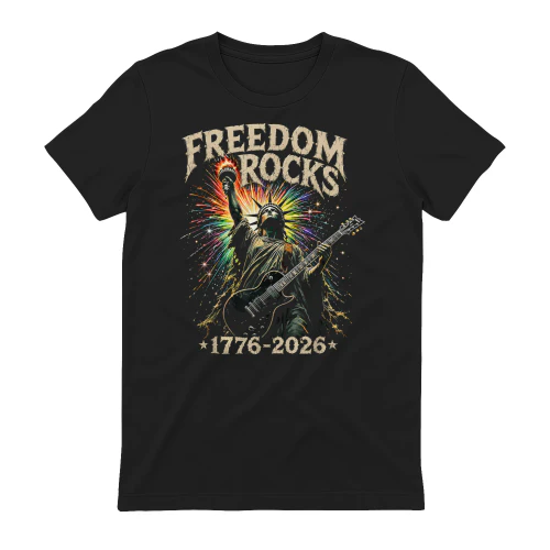 Freedom Rocks Statue of Liberty Guitar 1776-2026 250 Years