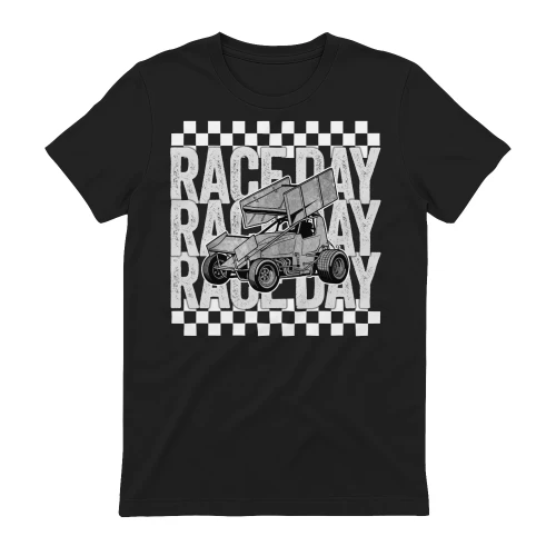 Dirt Track Racing Sprint Car Race Day
