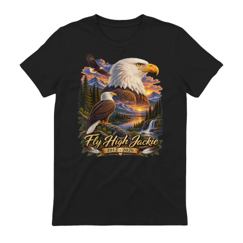 Fly High Jackie Jackie and Shadow Bald Eagle