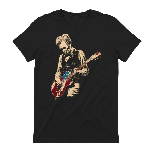 Funny Abe Lincoln Guitar Shirt Abraham Lincoln Vintage