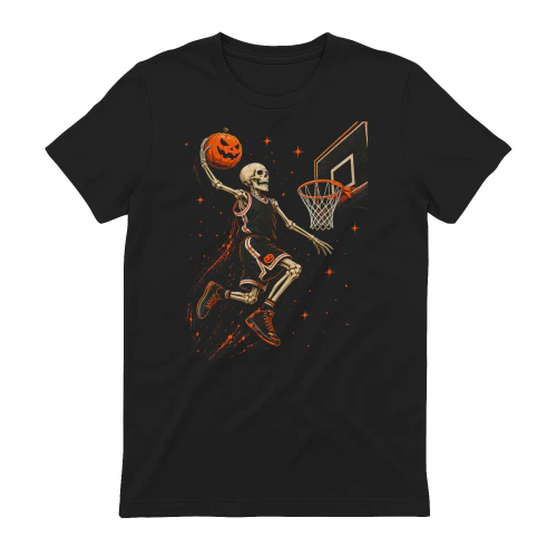 Skeleton Basketball Player Men Boys Scary for
