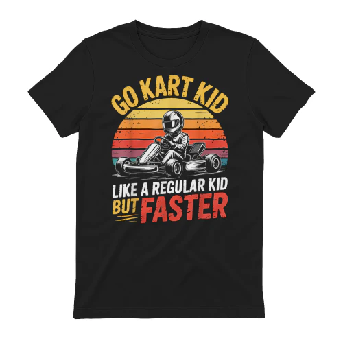 Go Kart Kid Racer Child Racing Driver