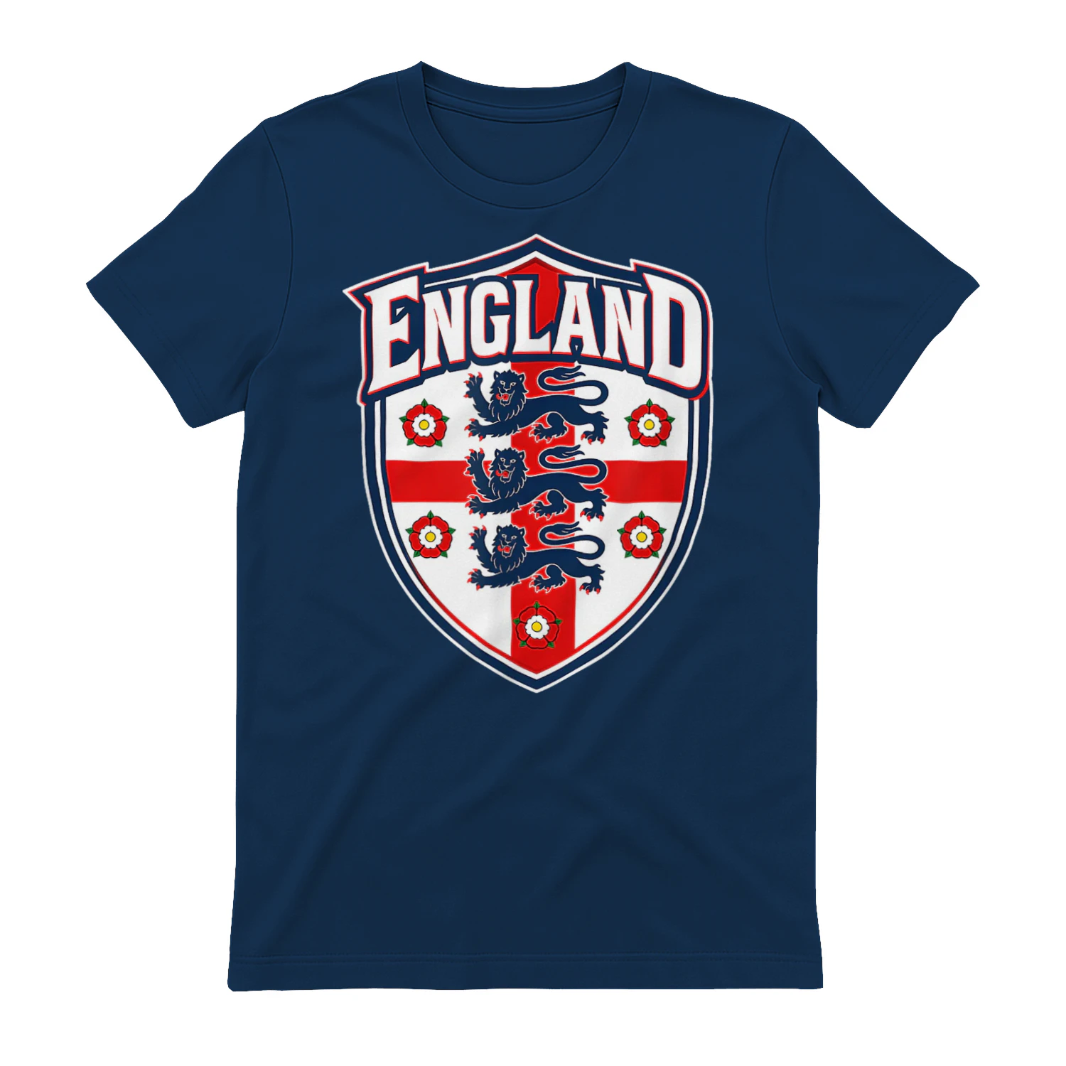 England Flag Vintage T-Shirts for Men Women Kids