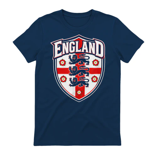 England Flag Vintage T-Shirts for Men Women Kids