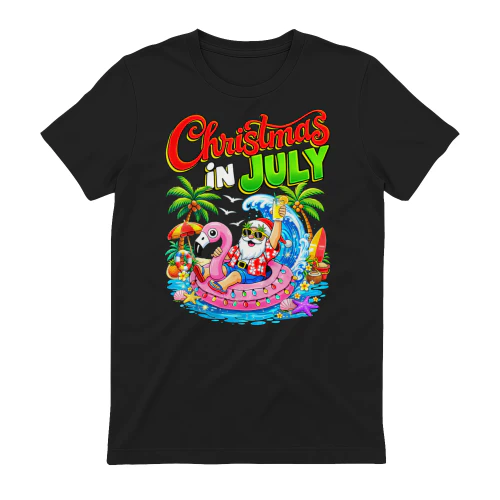 Christmas in July Palm Tree Beach Summer Hawaii