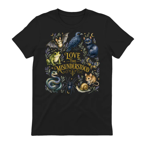 Love The Misunderstood Bat Raven Cat Snake Spider