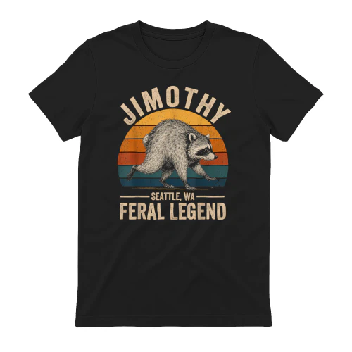 Jimothy Raccoon Seattle Feral Legend Meme Trendy