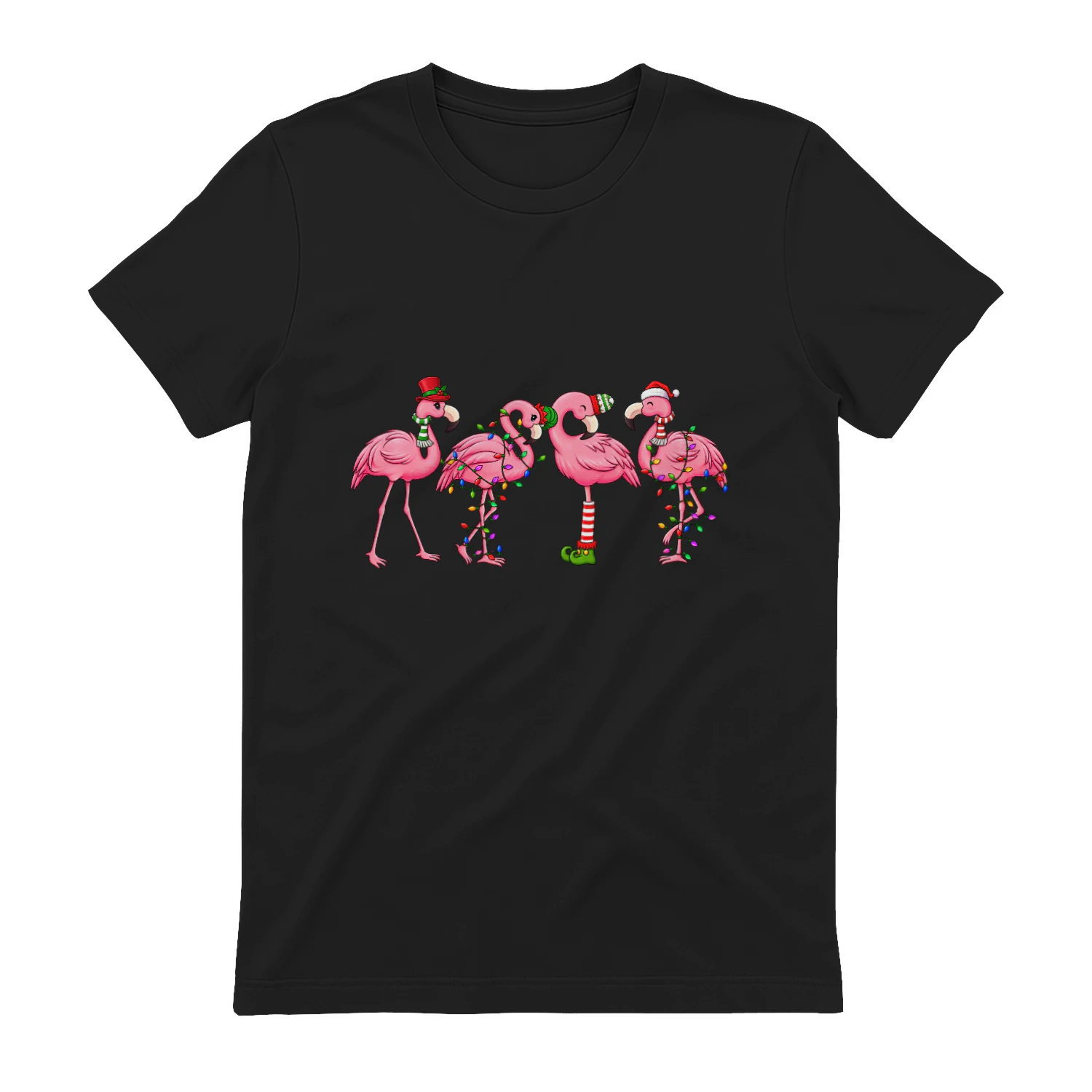 Festive Flamingo Christmas Quartet