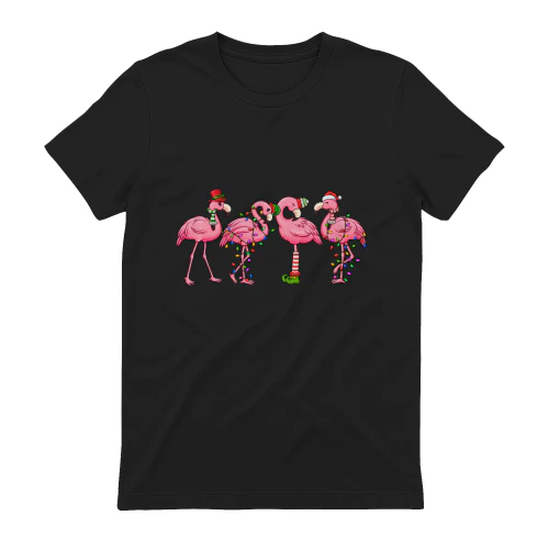Festive Flamingo Christmas Quartet