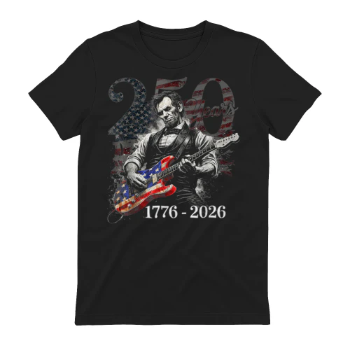 Abraham Lincoln Playing Guitar 4th July 250th Anniversary