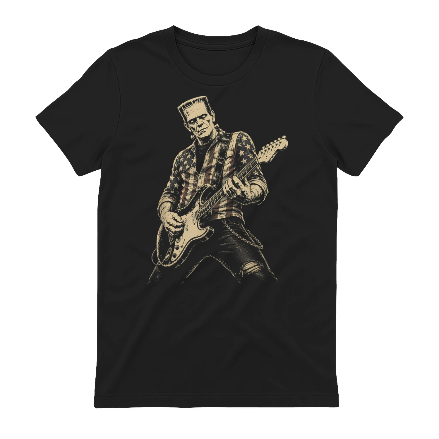 Guitar Lovers Halloween Horror Frankenstein