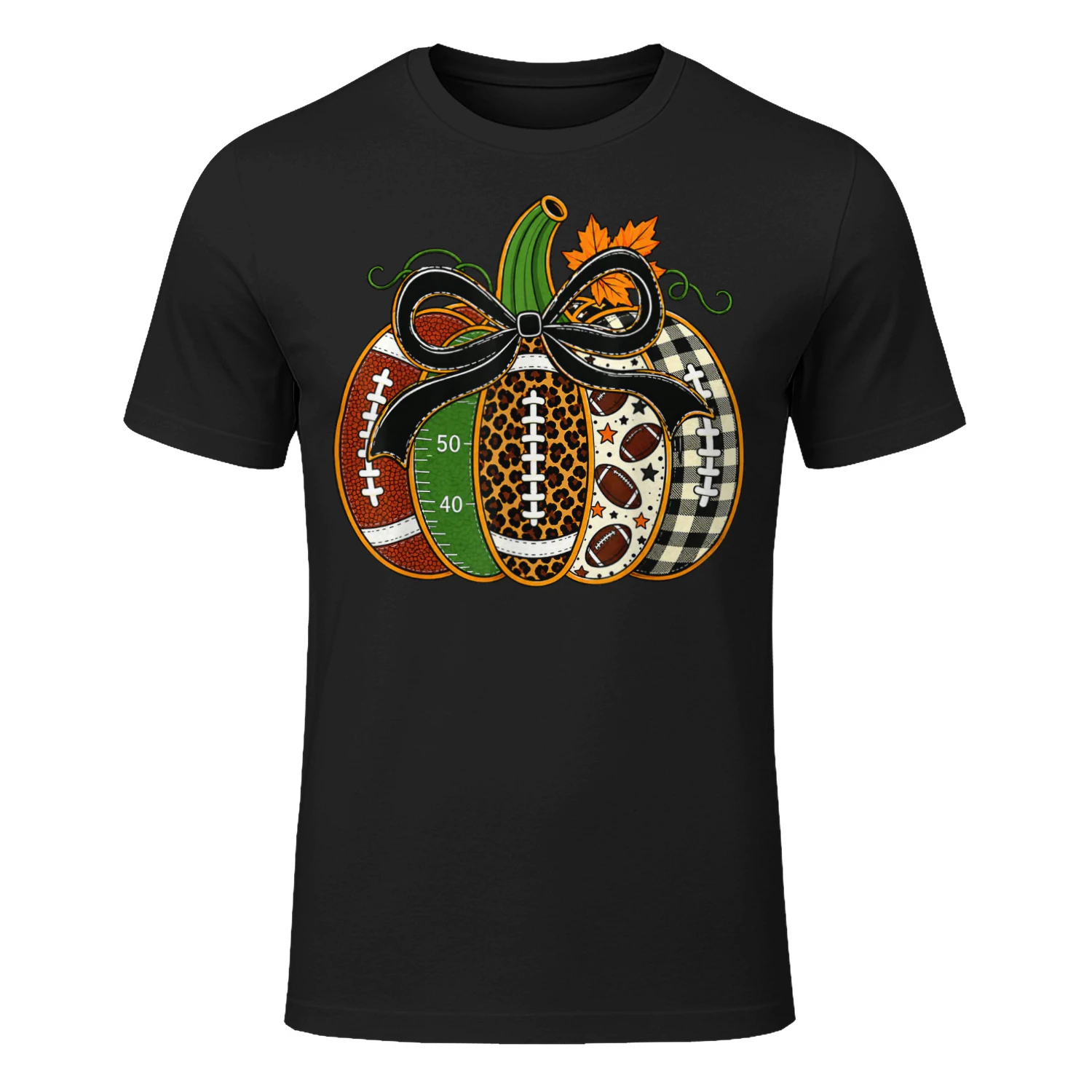 Football Inspired Fall Pumpkin Leopard Autumn