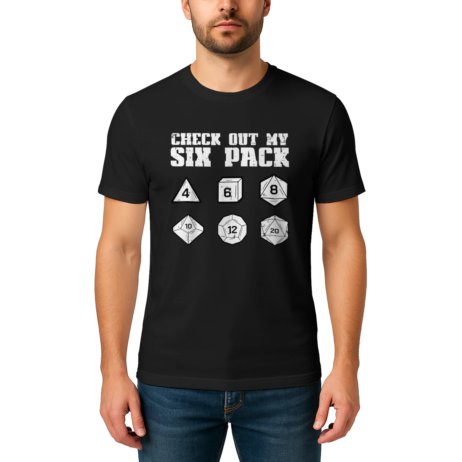 RPG Check Out My 6 Pack Funny Gamer Men Boys