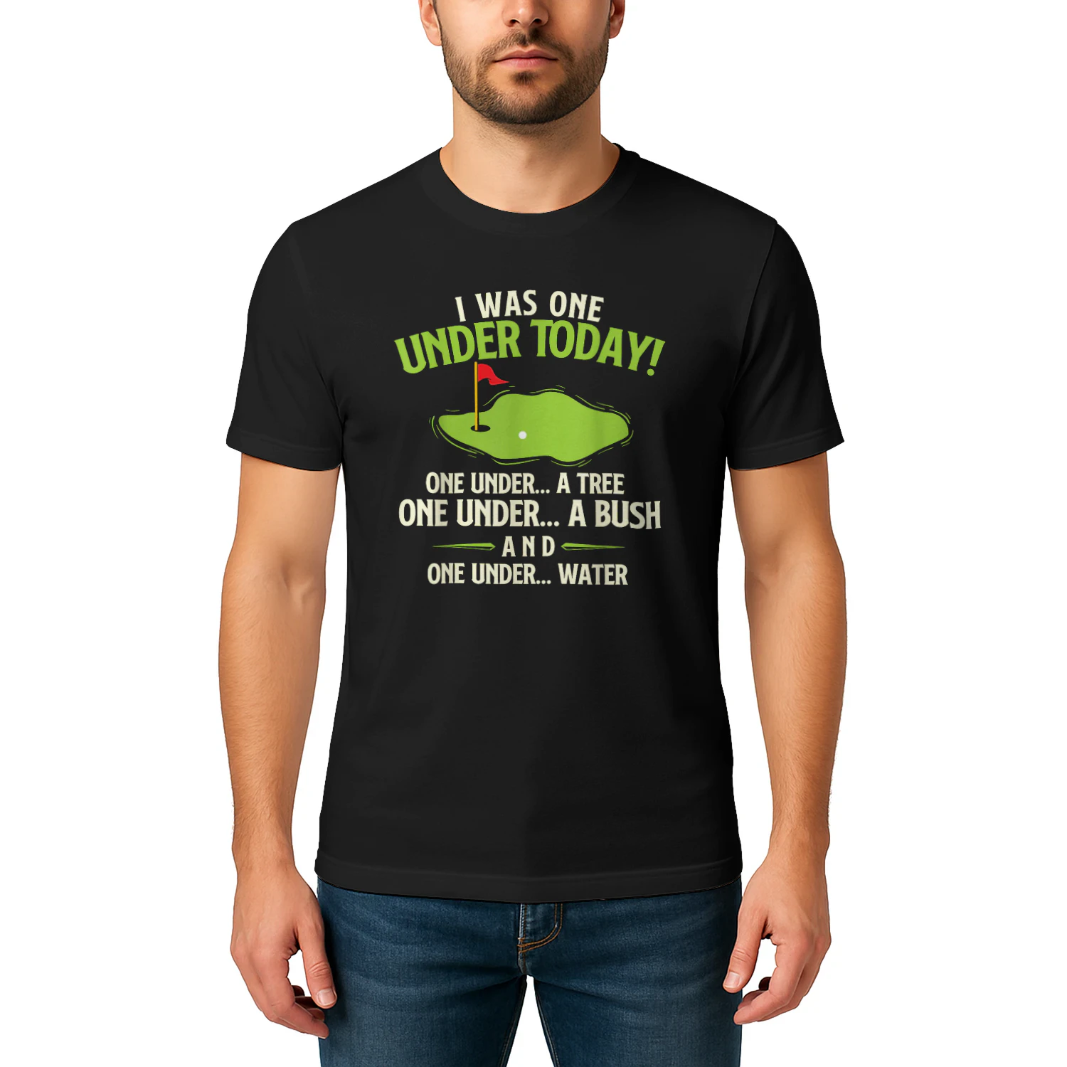 I was One Under Today - Golfer Golf Lover Golfing