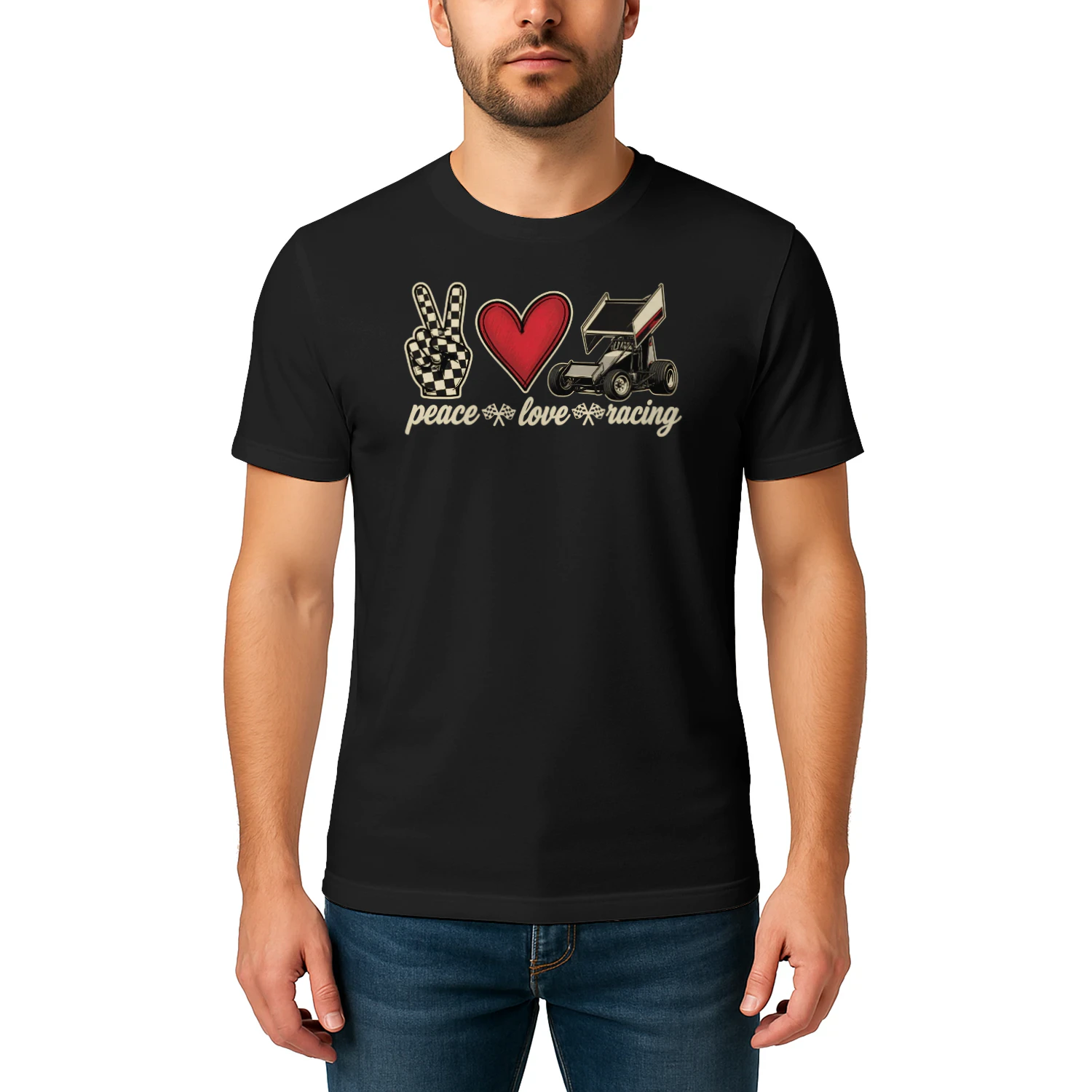 Dirt Track Racing Race Sprint Car Girlfriend Girl Grandma