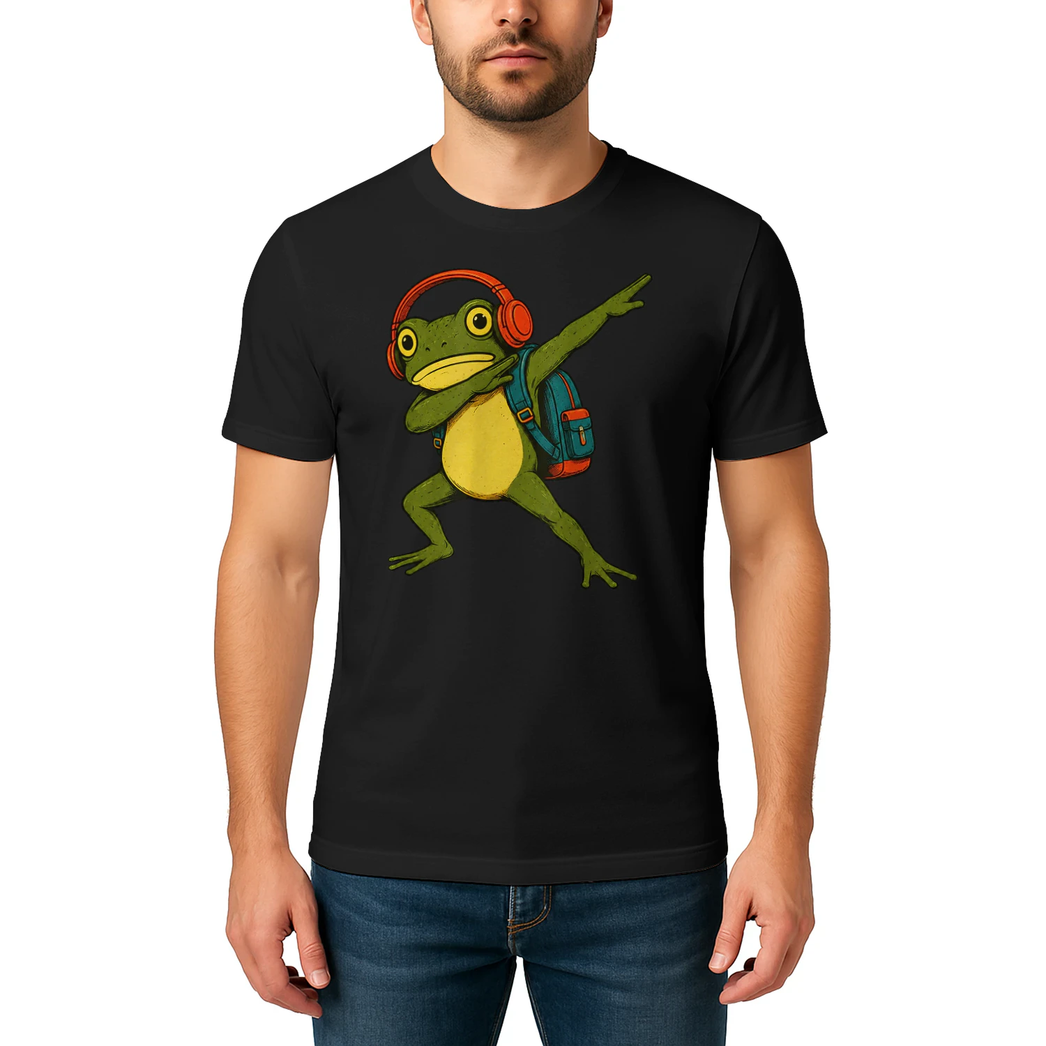 Funny Frog Back to School Girl Boy Kid First Day