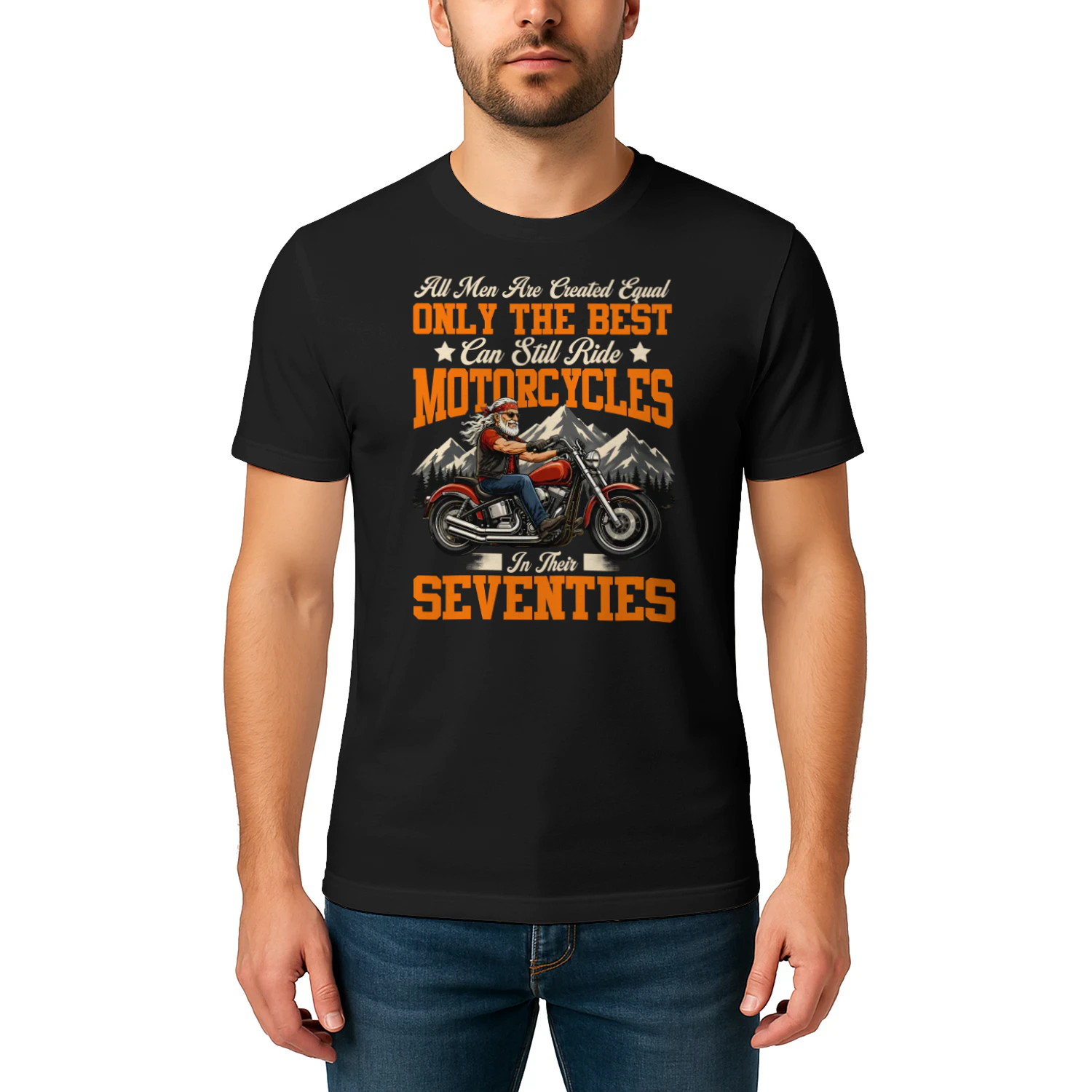 Motorcycle Biker All Men Are Created Equal