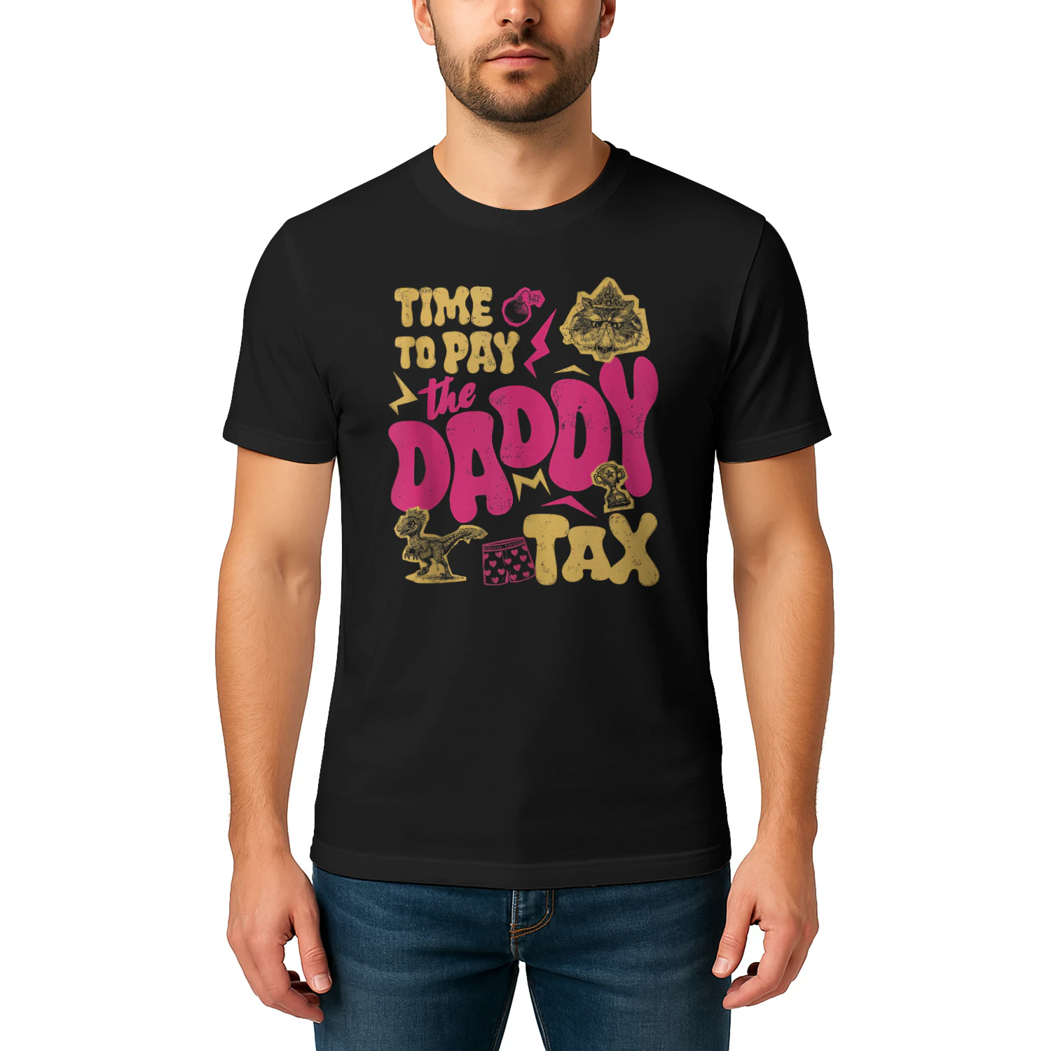 Time to Pay the Daddy Tax Retro Gamer Dad Fathers Day Tank