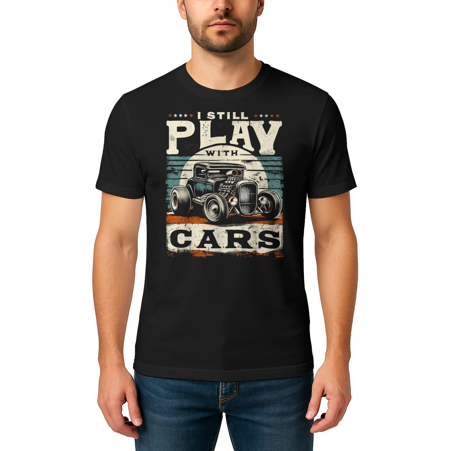 Hot Rod Mechanic I Still Play with Cars Vintage Rat Rod