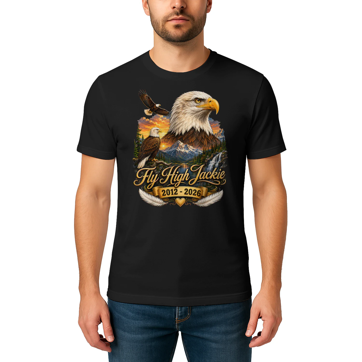 Fly High Jackie Jackie and Shadow Bald Eagle