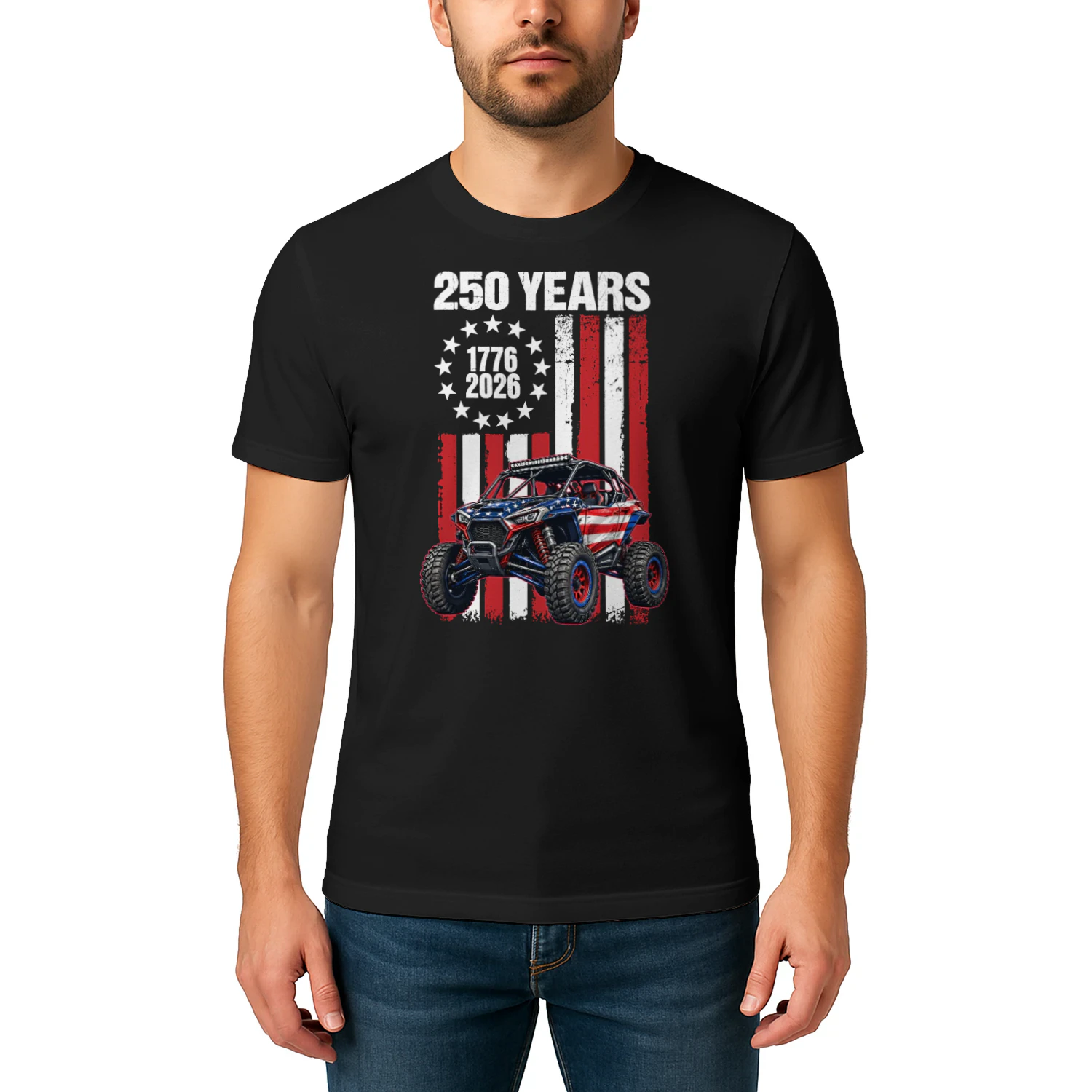 SXS UTV US Flag 250 Years 4th July