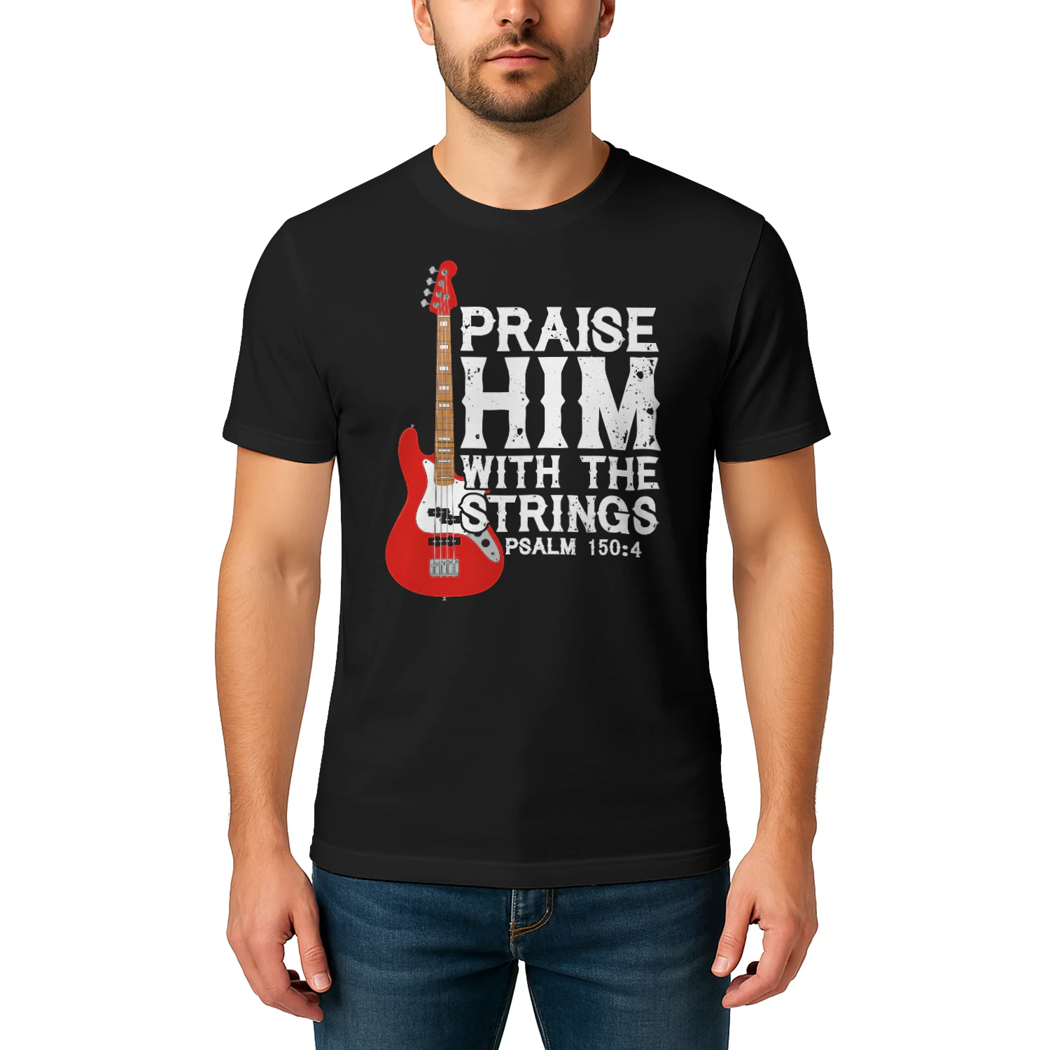Guitar Bass Praise Him With The Strings