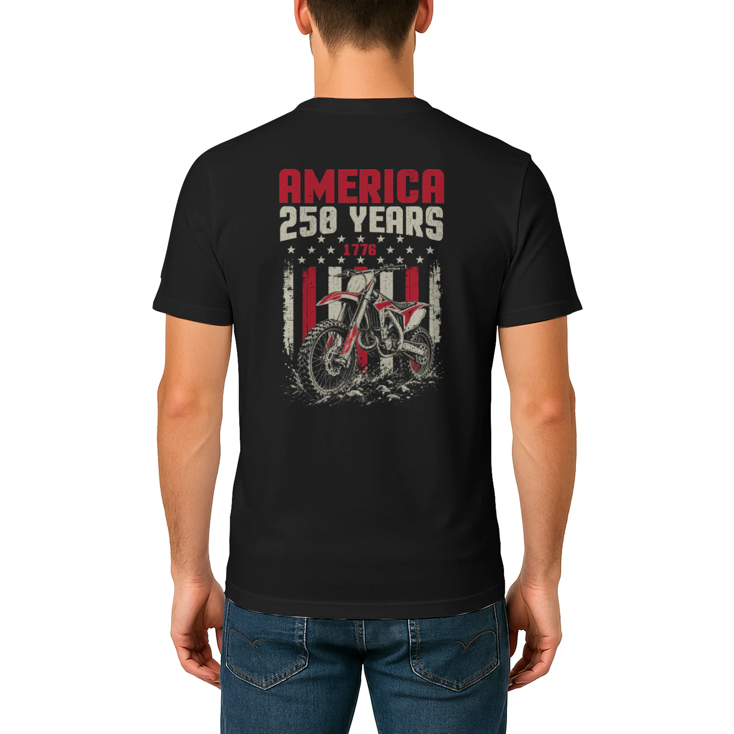 Dirt Bike Motocross America 250 Years 1776