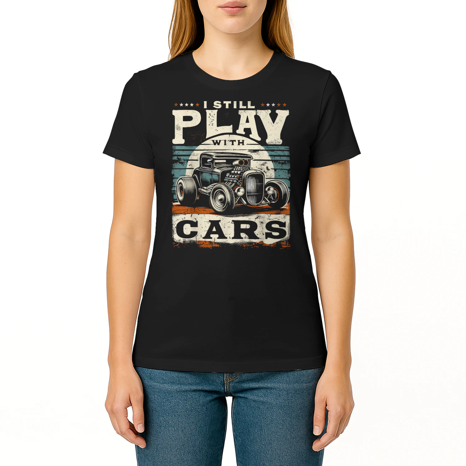 Hot Rod Mechanic I Still Play with Cars Vintage Rat Rod