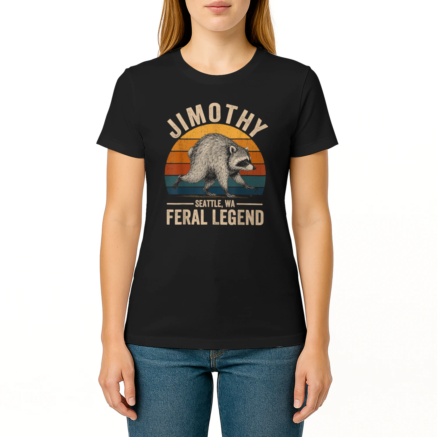 Jimothy Raccoon Seattle Feral Legend Meme Trendy