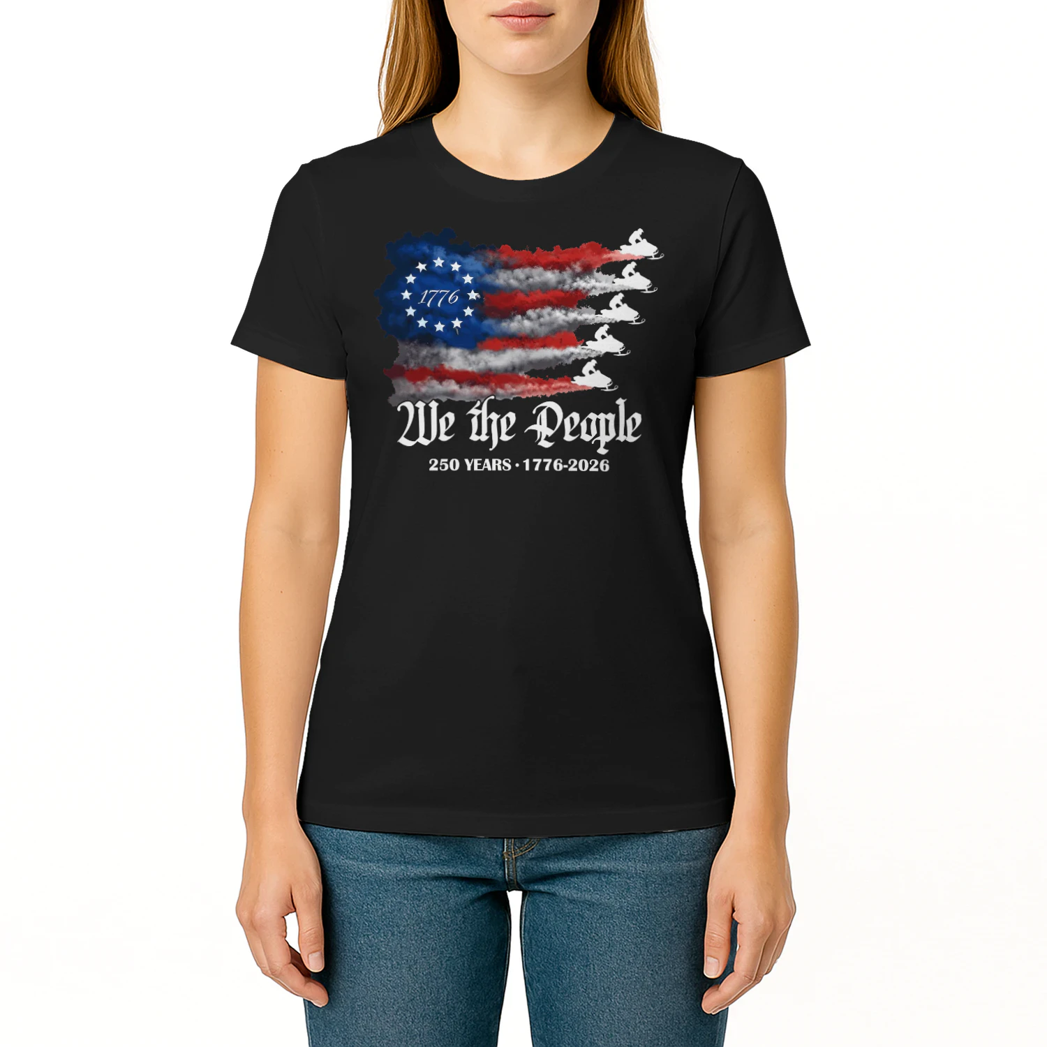 Snowmobile Sled We The People 250 Years