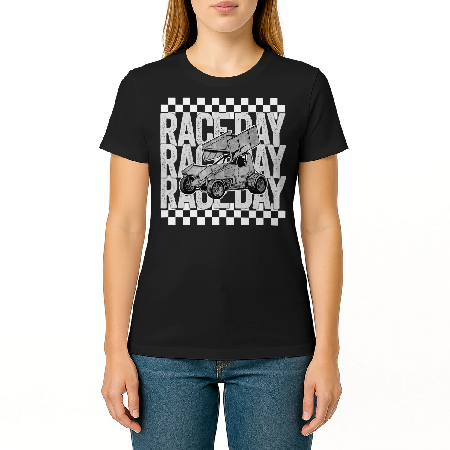 Dirt Track Racing Sprint Car Race Day