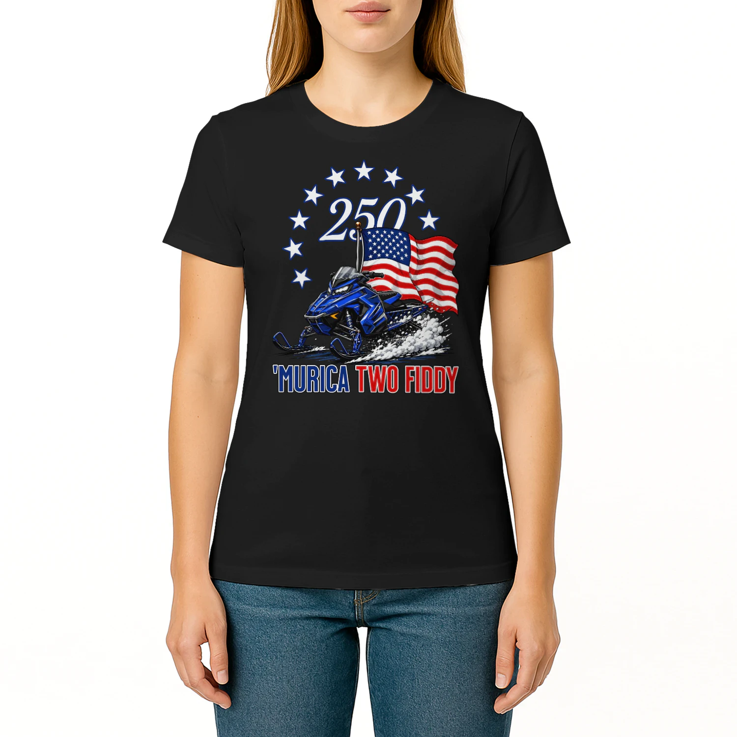 Snowmobile Sled 'Murica Two Fiddy 250