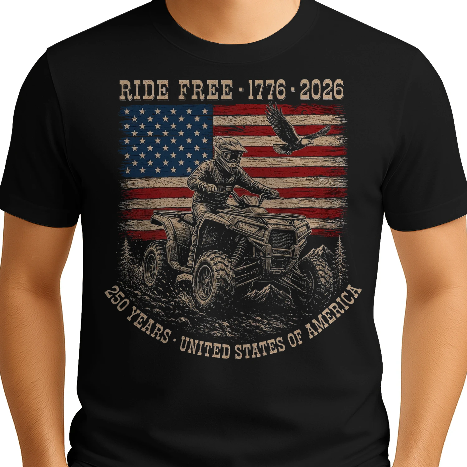 ATV Four Wheeler Ride Free 250th 1776