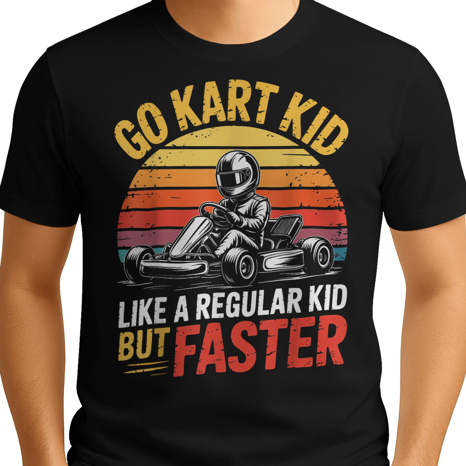 Go Kart Kid Racer Child Racing Driver