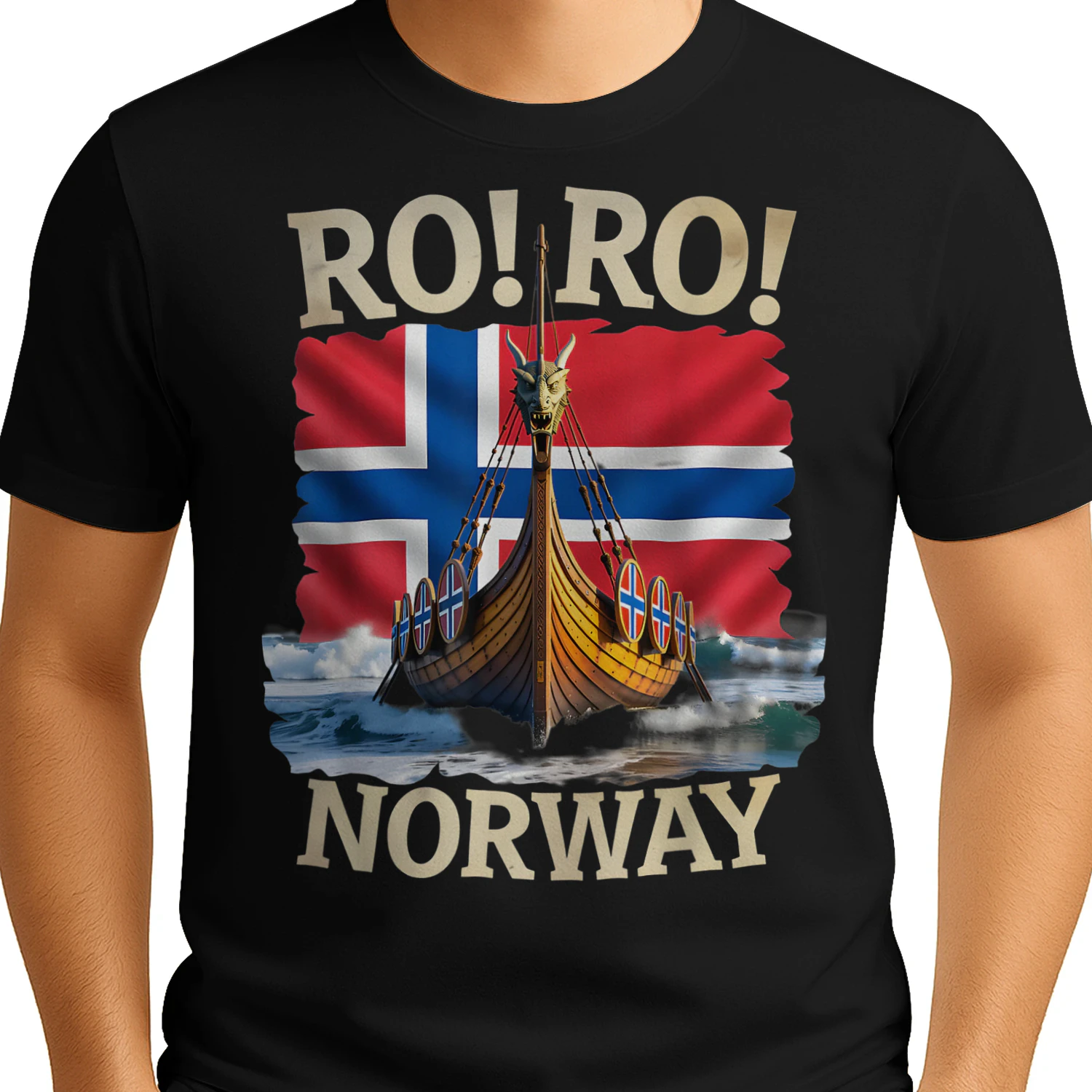 Norwegian Viking Ship Norway Flag Scandinavian