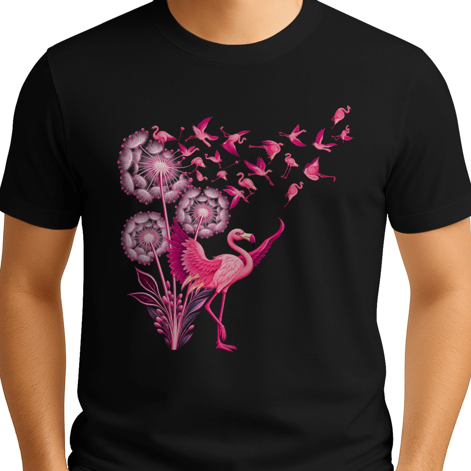 Dandelion Flamingo Flight