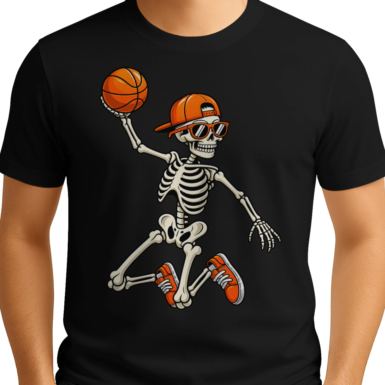 Cool Skeleton Basketball Dunk