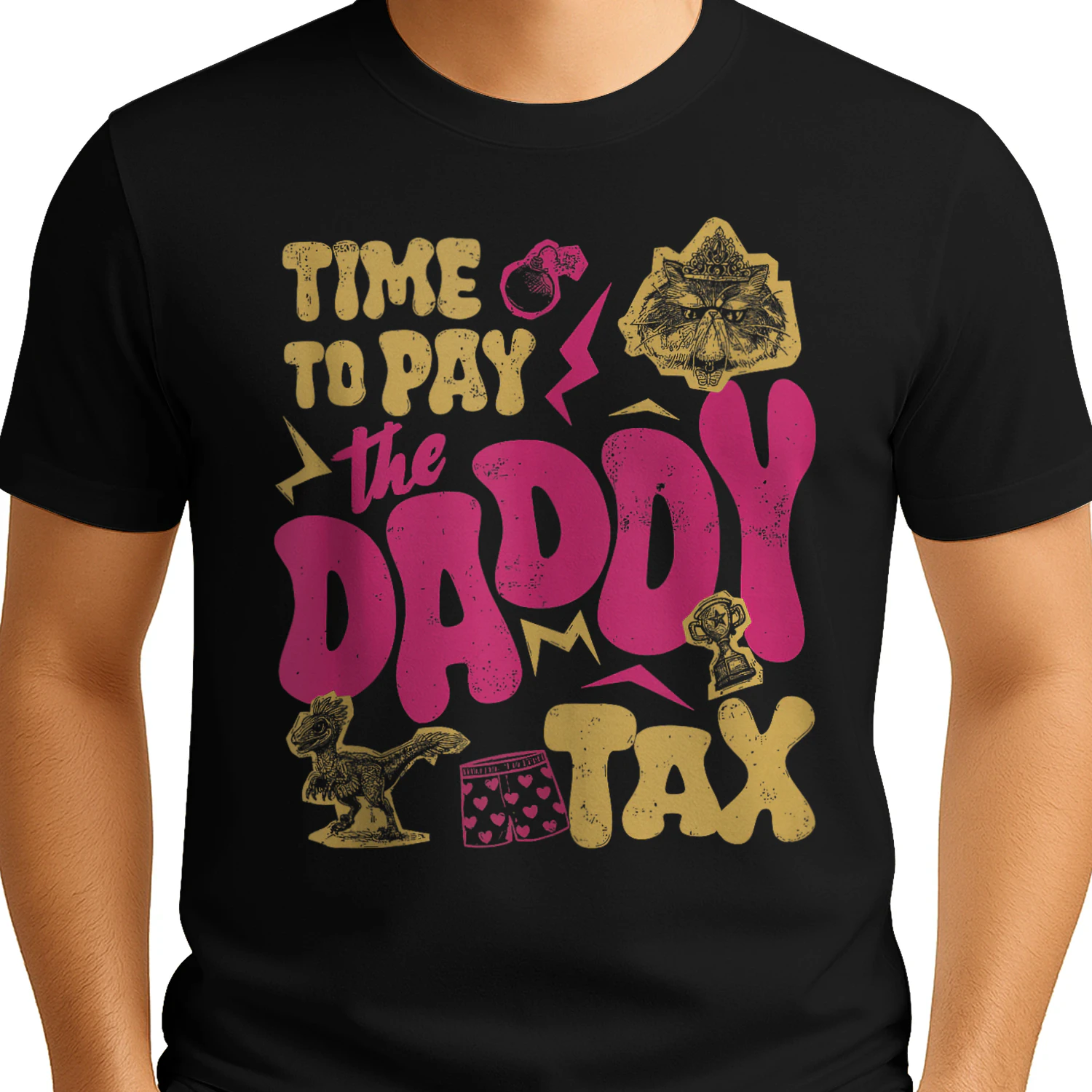 Time to Pay the Daddy Tax Retro Gamer Dad Fathers Day Tank