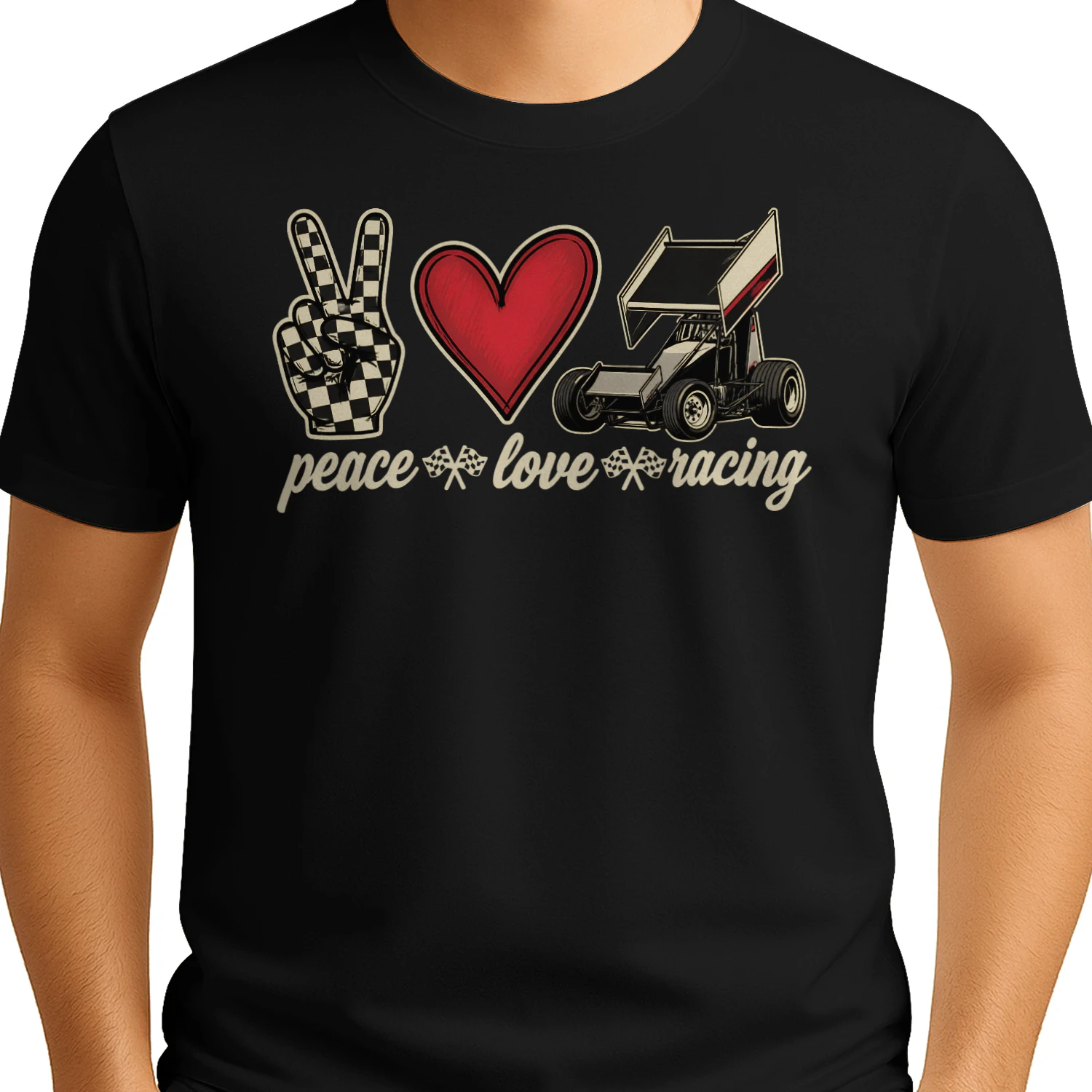 Dirt Track Racing Race Sprint Car Girlfriend Girl Grandma