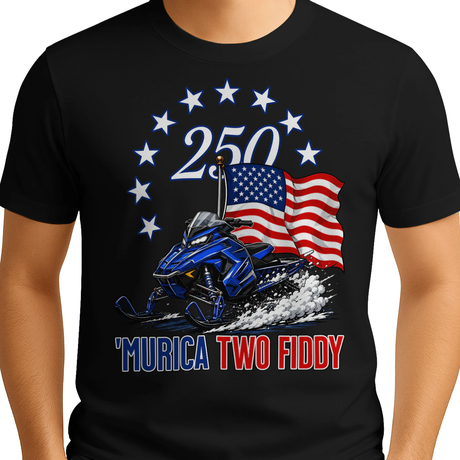 Snowmobile Sled 'Murica Two Fiddy 250