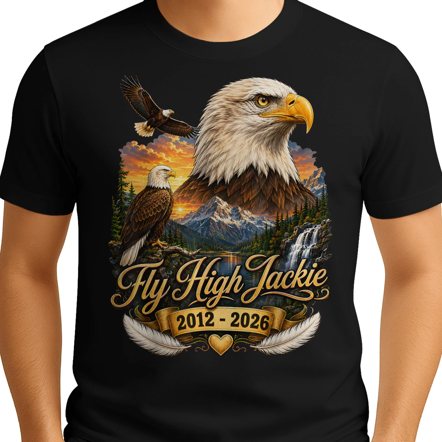 Fly High Jackie Jackie and Shadow Bald Eagle