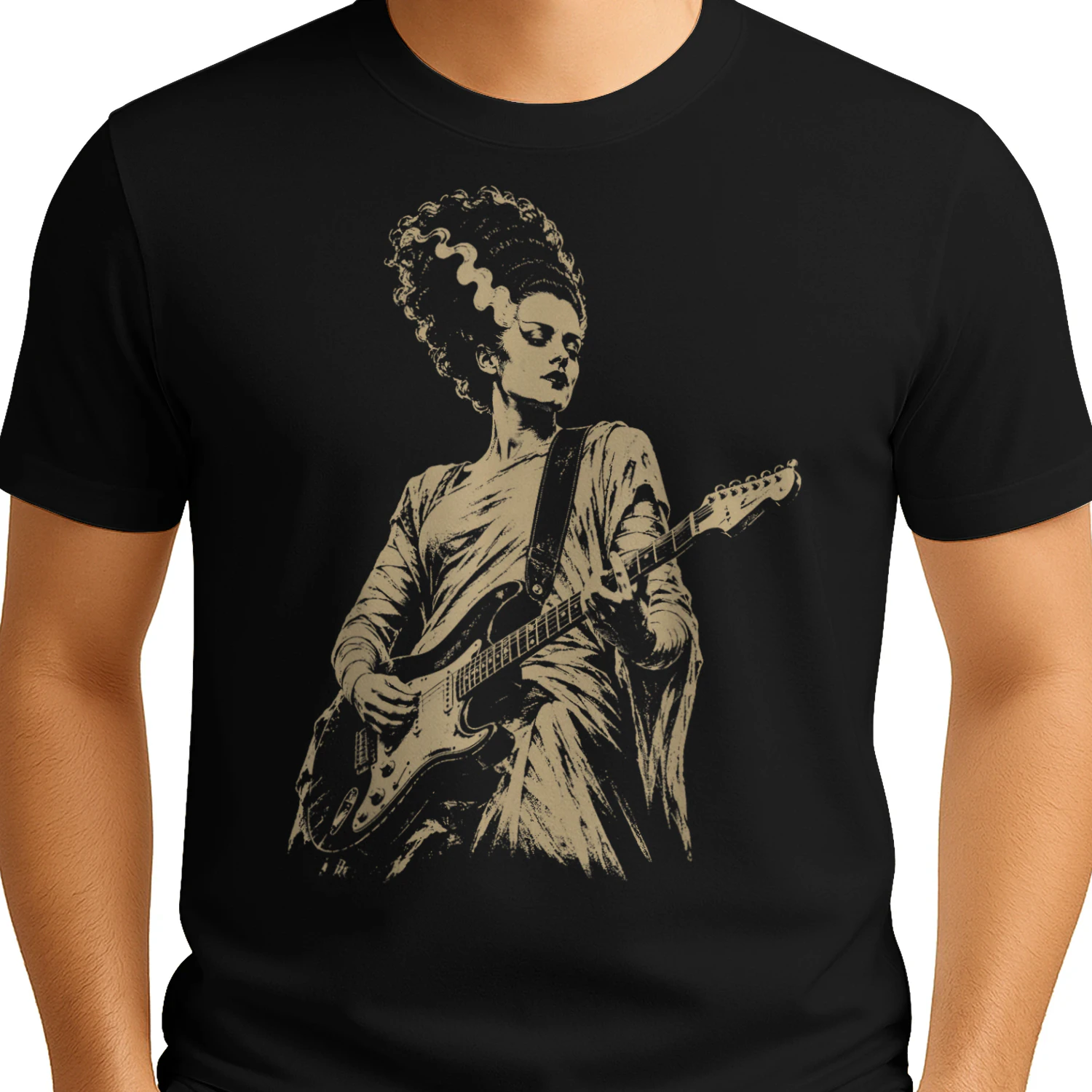 Bride of Frankenstein Playing Guitar Halloween