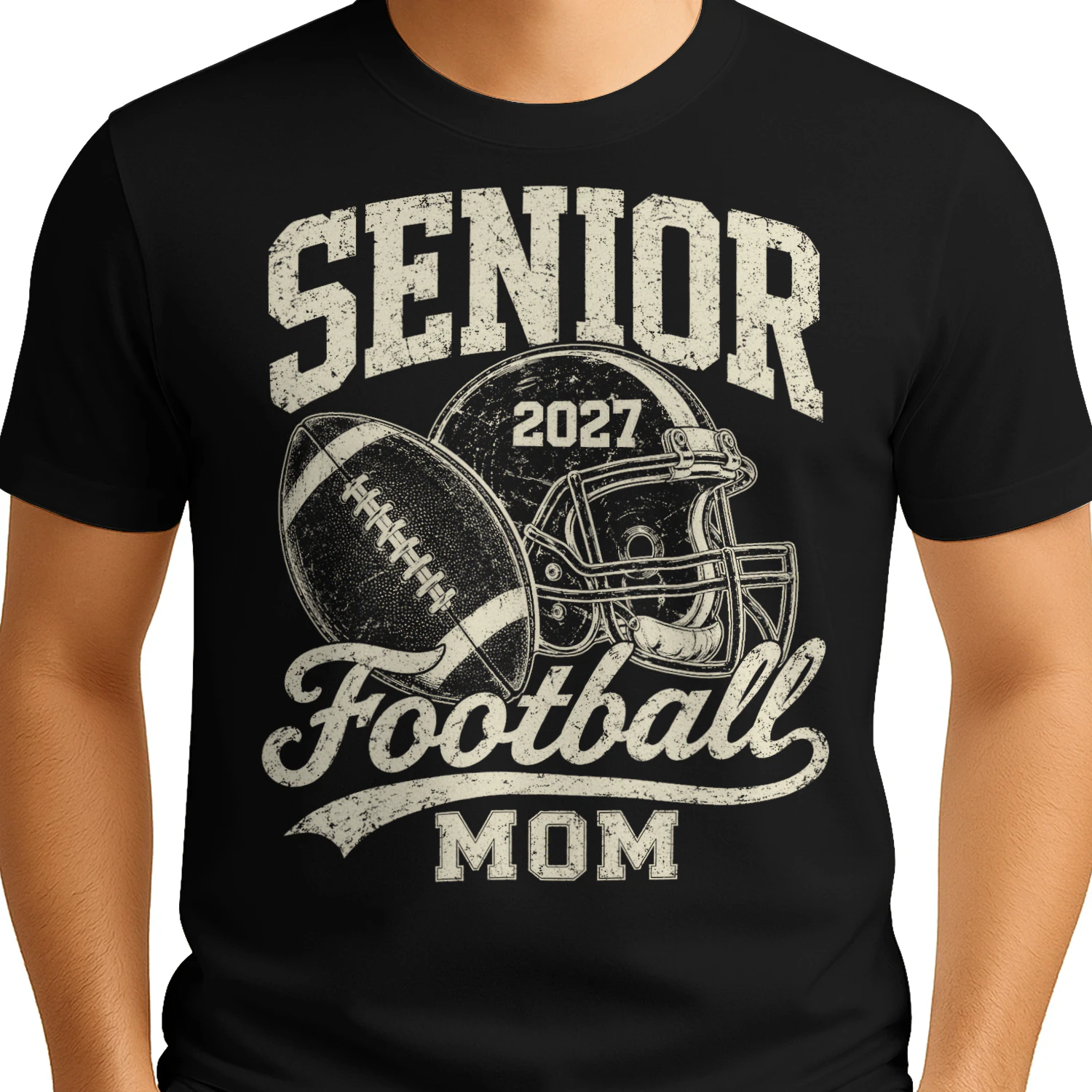 Senior Football Mom Class of 2027 Senior Mom 2027