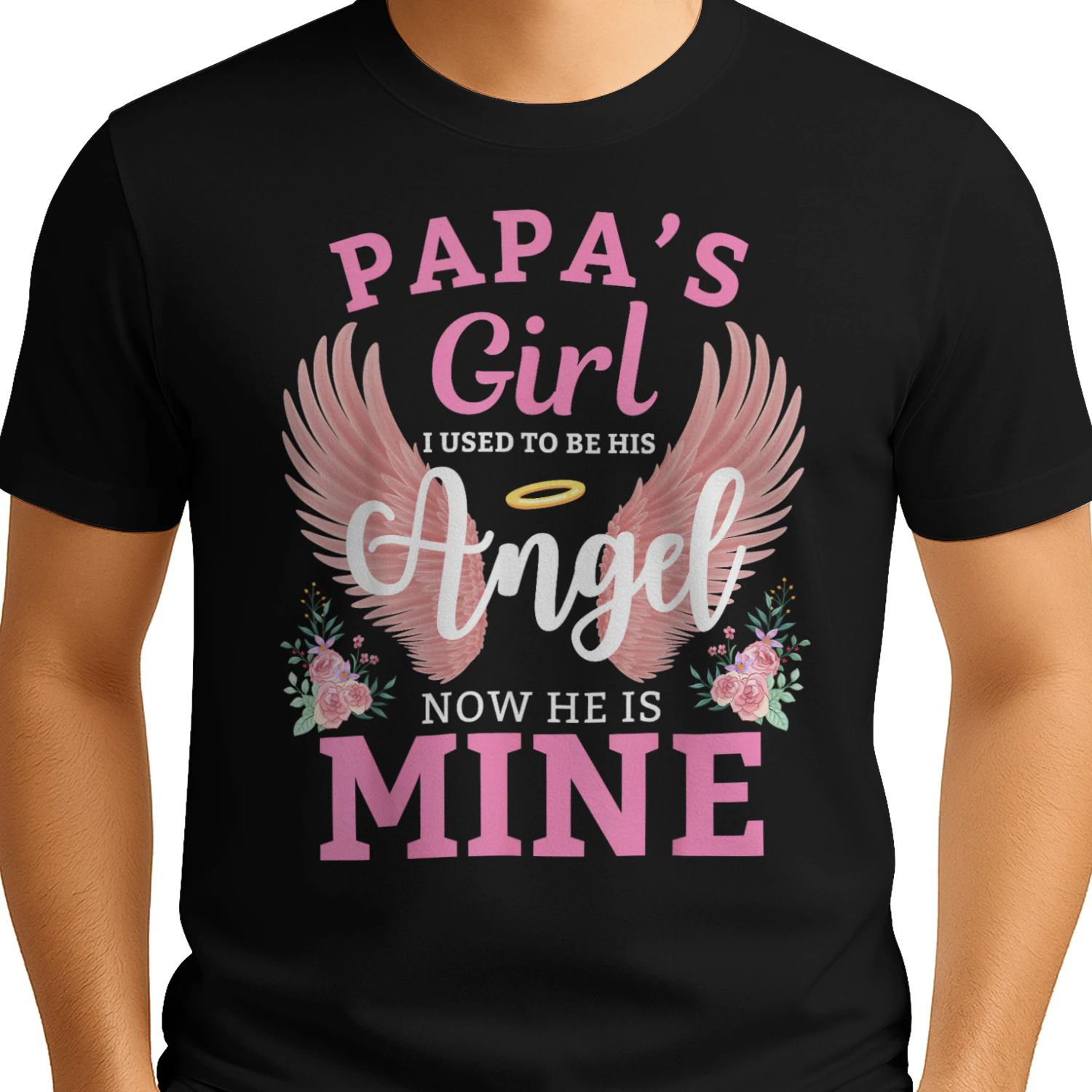 Papas Girl I Used To Be His Angel Now He Is Mine Memorial