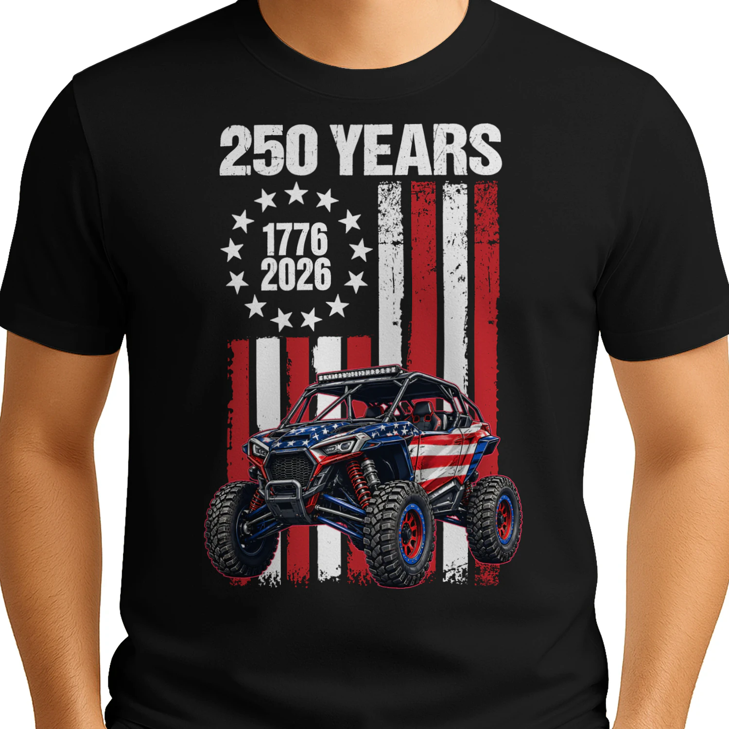SXS UTV US Flag 250 Years 4th July