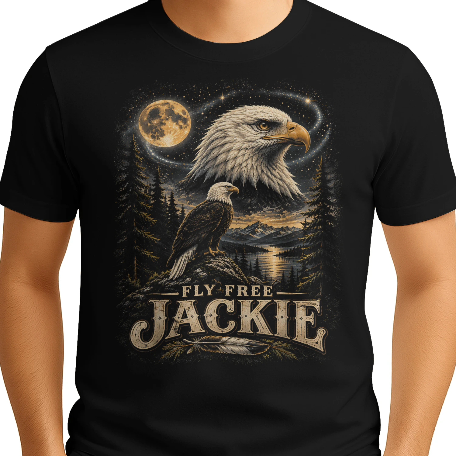 Jackie Forever Our Queen Memorial Bald Eagle