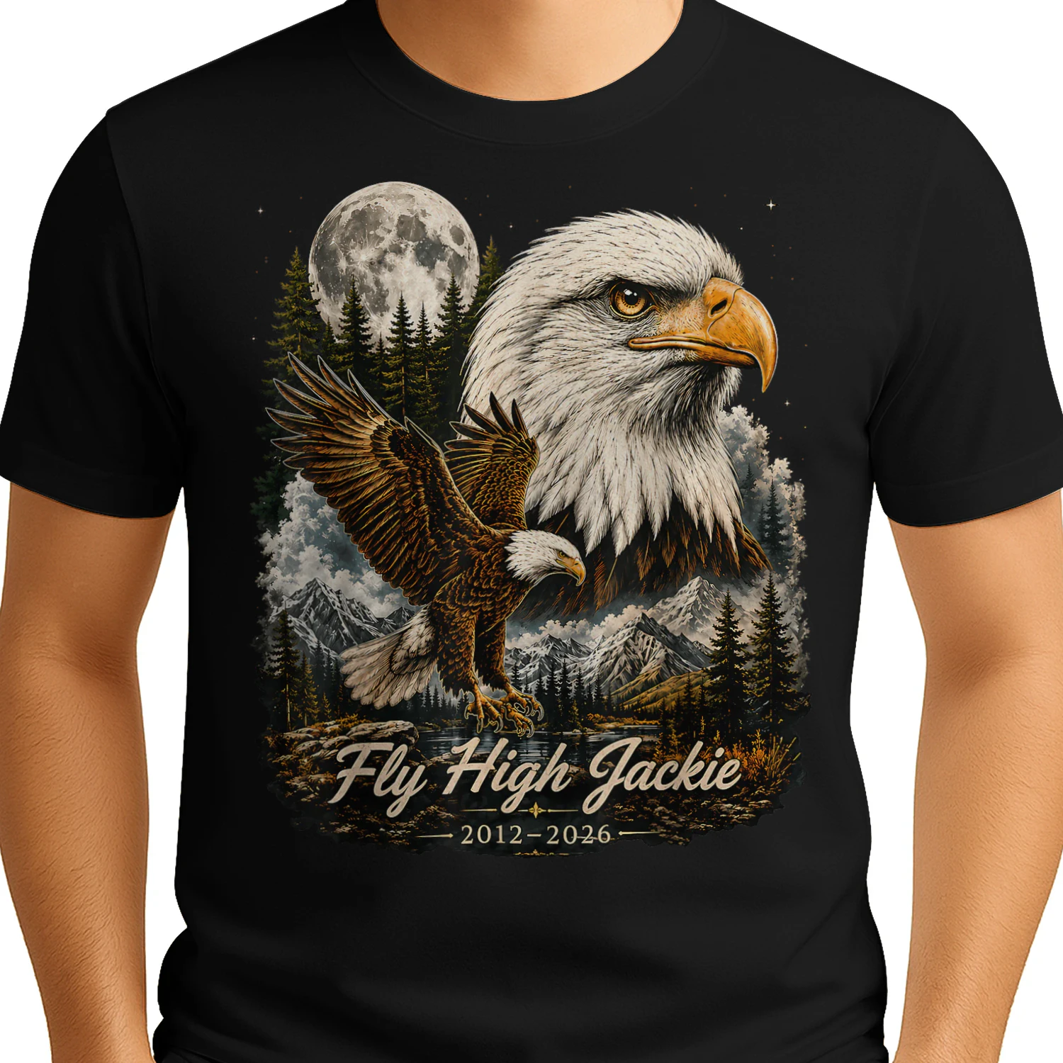Jackie The Big Bear Bald Eagle Supports Wildlife