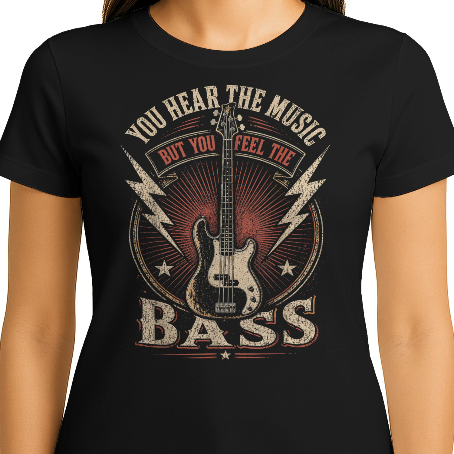 You Hear The Music But You Feel The Bass Vintage