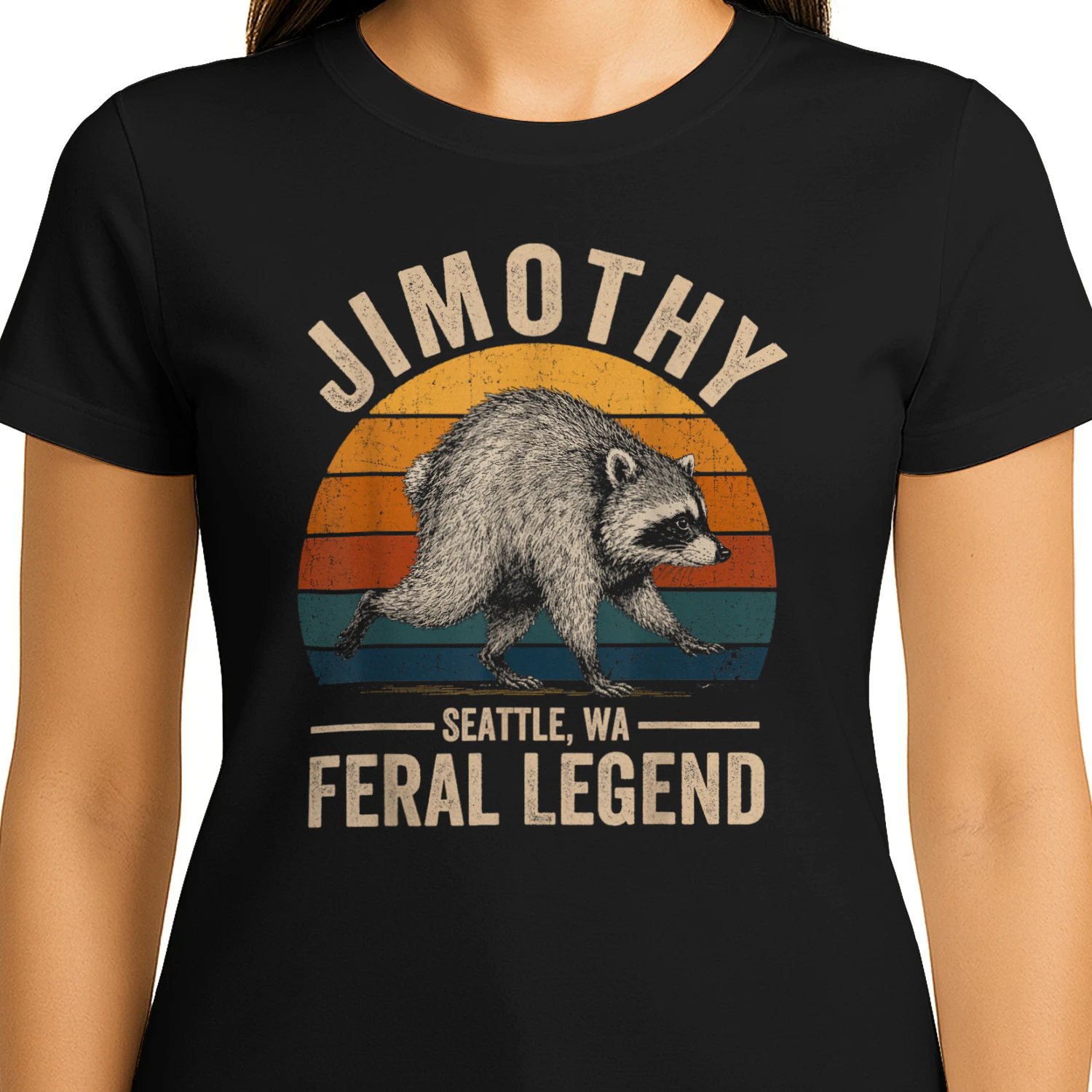 Jimothy Raccoon Seattle Feral Legend Meme Trendy