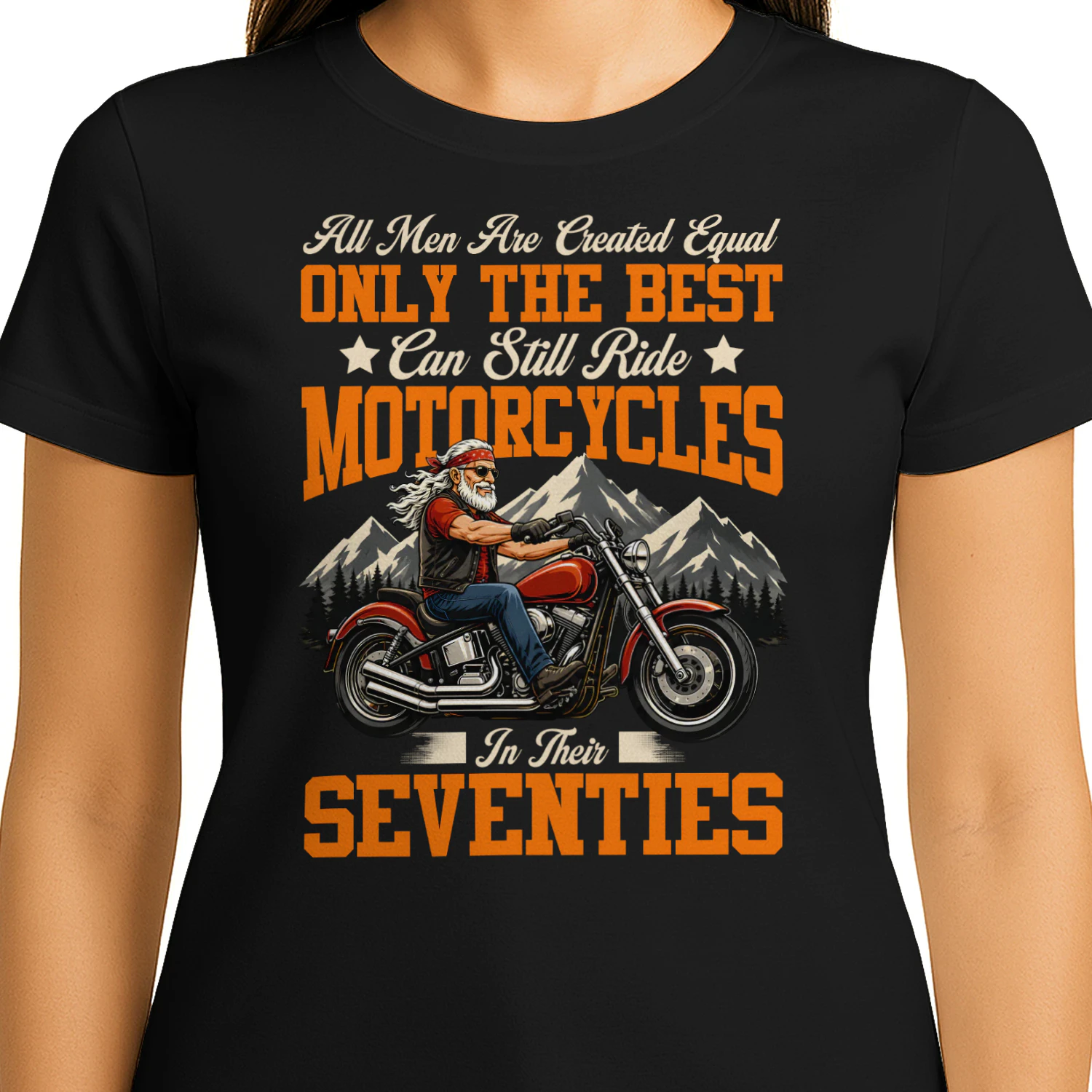 Motorcycle Biker All Men Are Created Equal